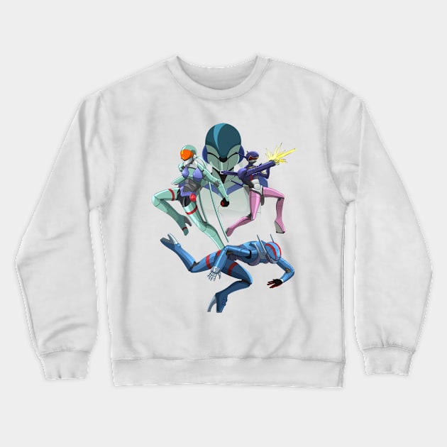 Knight Saber Fan Art Crewneck Sweatshirt by UBiv Art Gallery